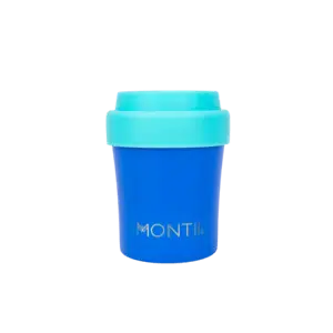 כוס קפה תרמית מנירוסטה  מיני MontiiCo Mini Coffee Cup – Blueberry