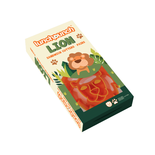 חותכני לחם אריה Lunch Punch Sandwich Cutters – Lion 5437