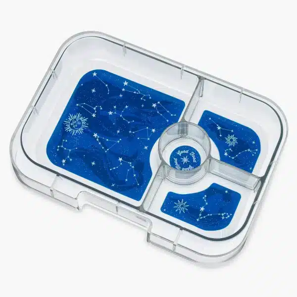 קופסת אוכל מחולקת יאמבוקס פנינו - Luna Aqua מגש Zodiac