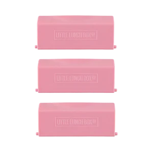 Little Lunch Box – סט 3 סוגרים להחלפה לקופסת Three + – Strawberry
