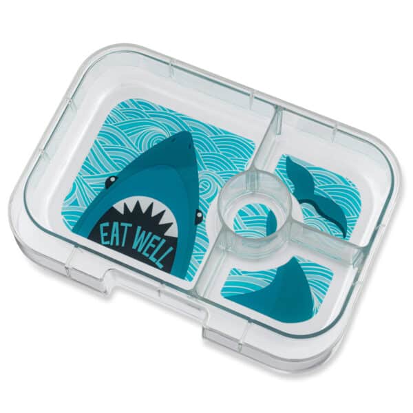 קופסת אוכל איכותית מגש פנינו surf blue shark