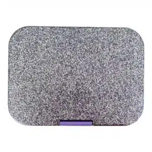 קופסת אוכל מאנץ’ בוקס עם נצנצים Sparkle Purple (Midi5 artwork tray)