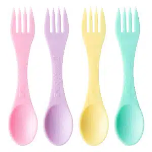 סט 8 (כזלג) כפית מזלג בגודל רגיל  Munch Sporks  Regular – Pastel