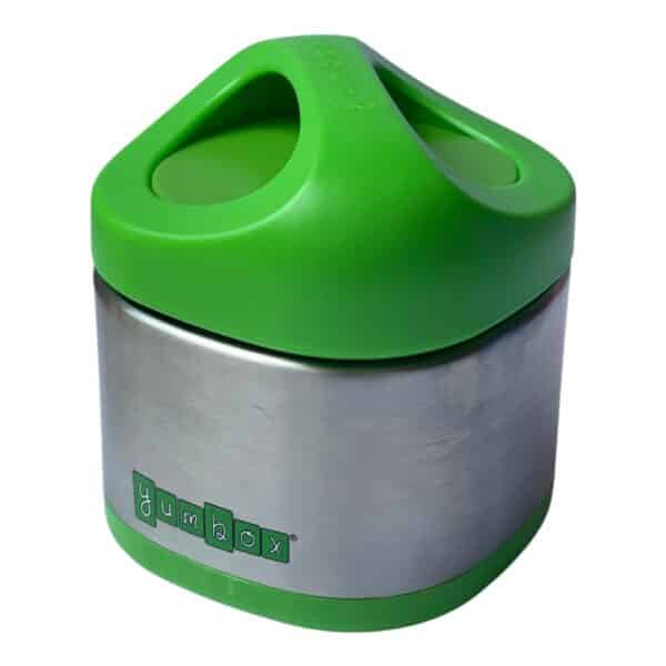 קופסת אוכל תרמית מנירוסטה יאמבוקס קיובי Yumbox Cubi 2969 Apple Green